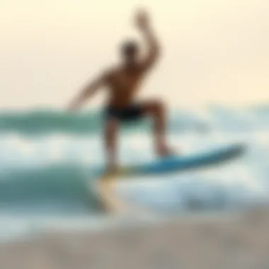 Balance Techniques for Improved Surf Performance Surfer demonstrating balance techniques in Pilates