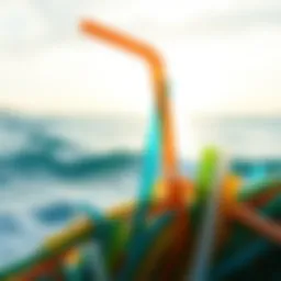 Plastic straws contributing to ocean pollution