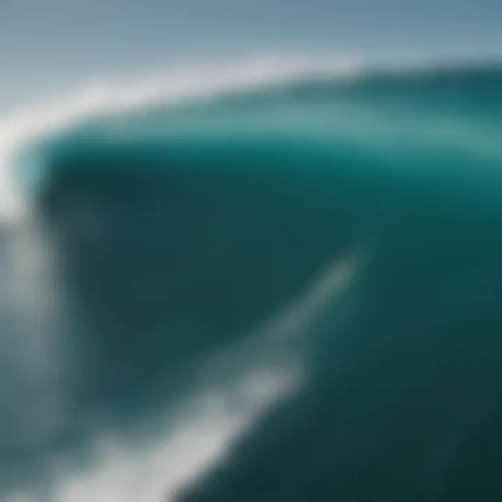 An aerial view of a pristine ocean, emphasizing the need for ocean conservation.