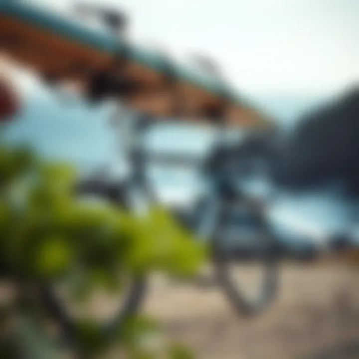 Installing Your Surf Rack for Adventure Installation of a bike surf rack at a coastal location