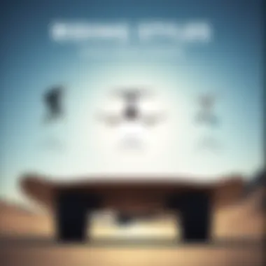 Illustration showing riding styles influencing truck selection