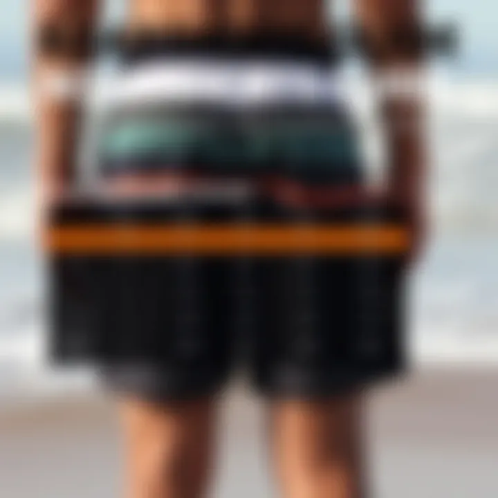 Comparison chart for Rip Curl boardshorts sizing
