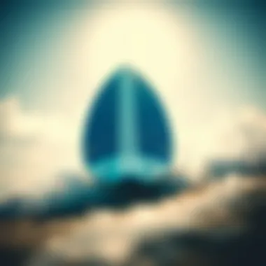 Stylish Rockit Surfboard showcasing innovative design