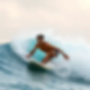 Enhancing Performance with Corrective Eyewear Surfer wearing prescription sunglasses while catching a wave