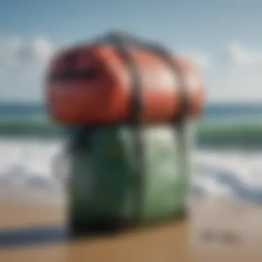 Eco-Friendly Materials in Surf Travel Bags Eco-friendly materials used in modern surf travel bags.