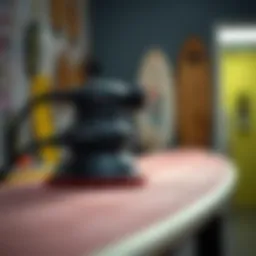 Overview of SurfPrep air sander features showcasing precision and efficiency