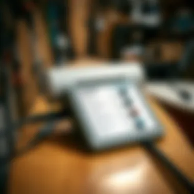 Technical Specifications of SurfPrep Air Sanders Detailed view of technical specifications and components of SurfPrep air sander