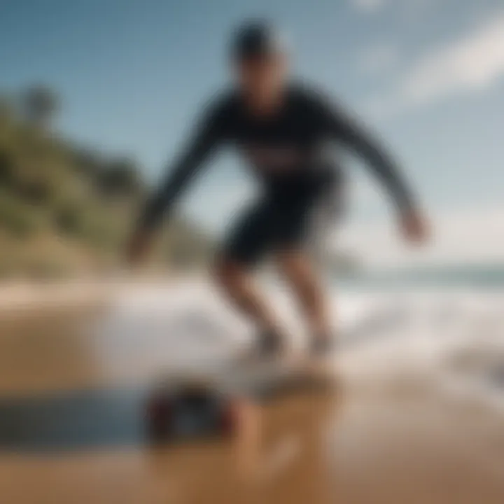 Skilled rider demonstrating optimal longboard performance