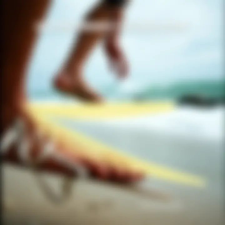 Grip Performance of Gum Sole Shoes Illustrative diagram explaining the grip performance of gum sole shoes.