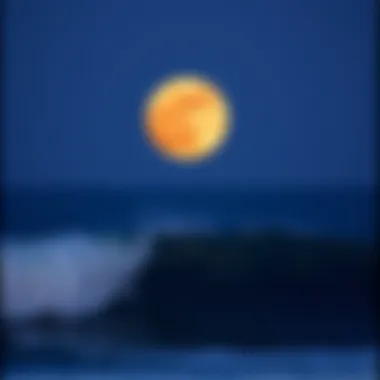 Current Moon Phase Exploration Lunar phase showcasing the current moon