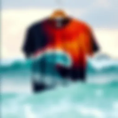 Diverse surf tee designs catering to different styles