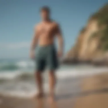 Eco-friendly board shorts made from sustainable materials