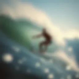 Laird Hamilton riding a massive wave