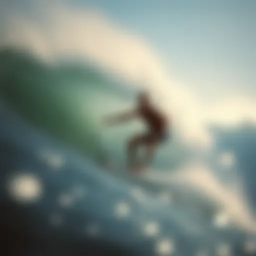 Mastering the Waves Laird Hamilton riding a massive wave