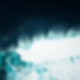 Aerial view of the Hawaiian Pipeline showcasing its iconic waves