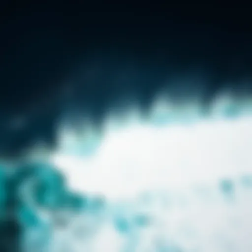 Iconic Waves of the Hawaiian Pipeline Aerial view of the Hawaiian Pipeline showcasing its iconic waves