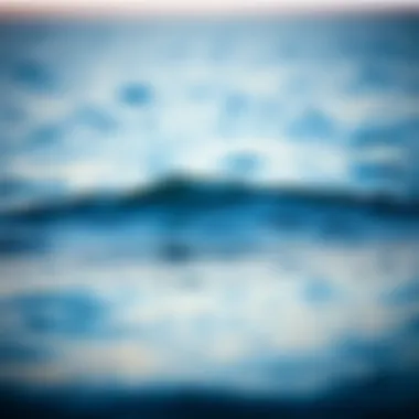 A tranquil ocean scene representing fitness and activity