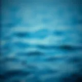 A serene water landscape symbolizing hydration