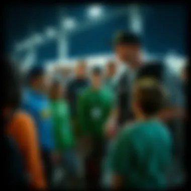 Engaging the Next Generation Tony Hawk interacting with young skateboarders at an event