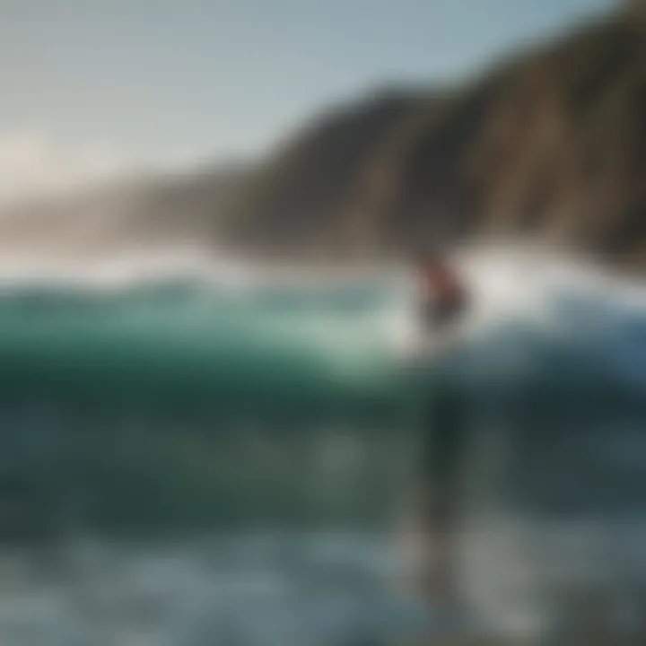 Surfer making informed decisions with data analytics