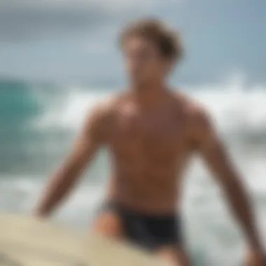 Surfer enjoying waves with Tropic Surf sunscreen protection