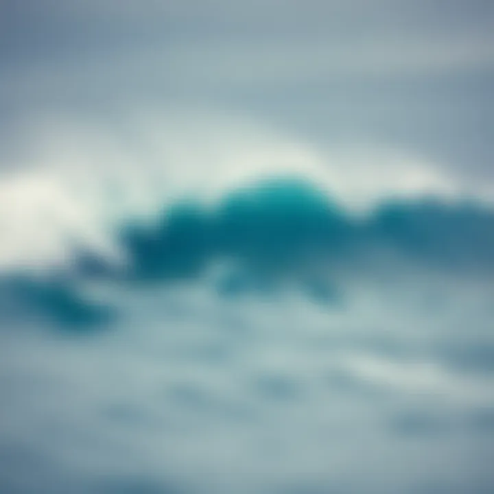 Dynamic ocean waves influenced by temperature variations