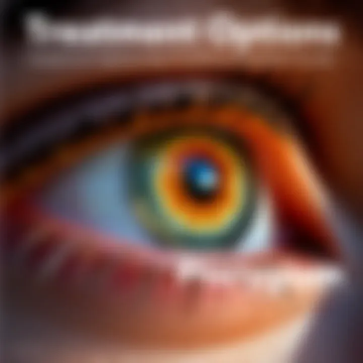 Treatment Options for Pterygium Infographic detailing treatment options for pterygium