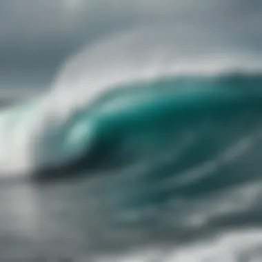 Meteorological patterns influencing surf waves