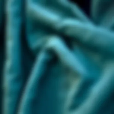 Quality Fabrics of Changing Robes Close-up of fabric textures used in wetsuit changing robes, emphasizing quality and durability.