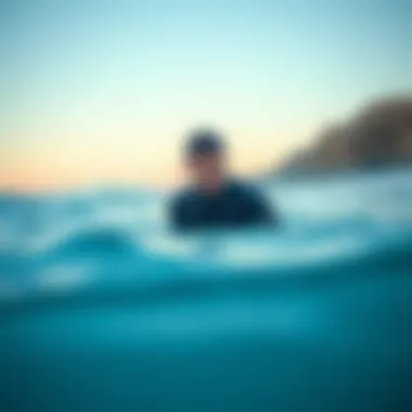 A surfer checking water conditions before heading out.